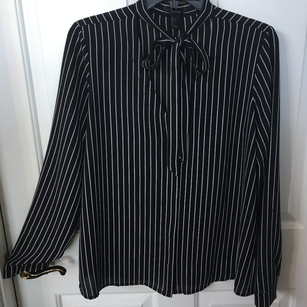 Bundle of Two Black and White Blouses